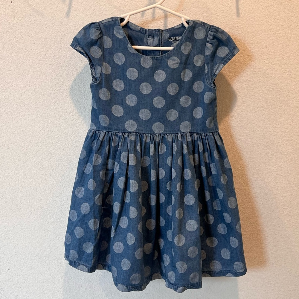 Genuine Kids by Oshkosh B’Gosh Chambray Dress Girls Size 3T